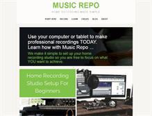 Tablet Screenshot of musicrepo.com